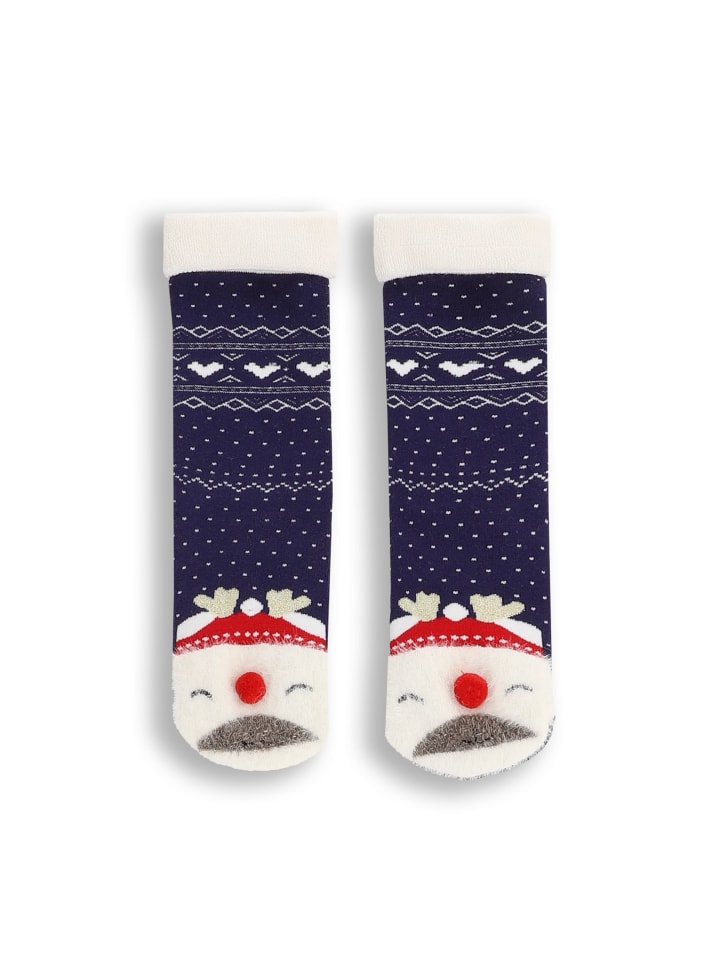 Socken Xmas in dunkelblau