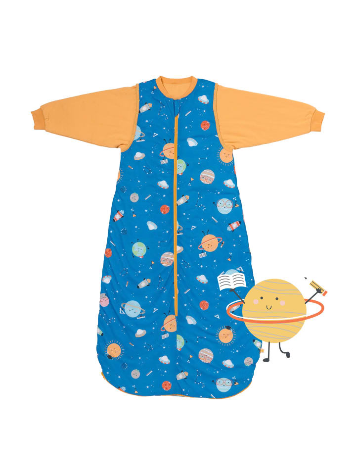 Babyschlafsack, 1.0 TOG in Blau-Gelb