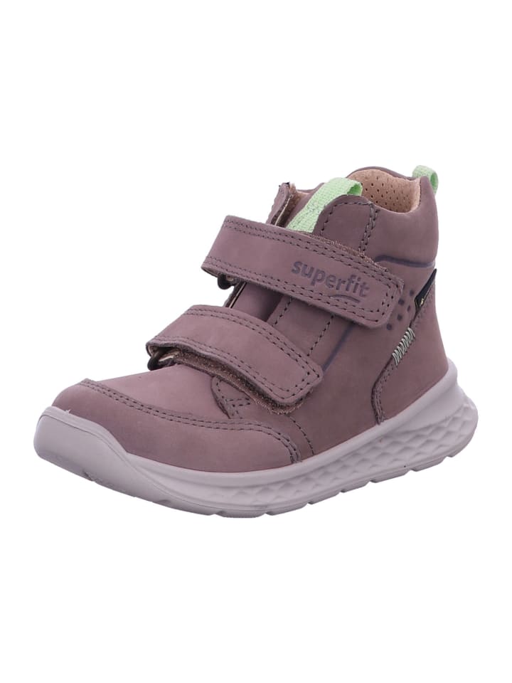 Halbschuhe Kinder Stiefelette Leder \ BREEZE in Braun