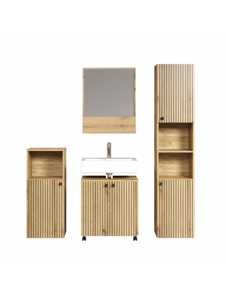 Badmöbelset PureBliss Eiche 160 x 40 cm