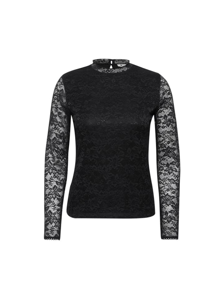 Langarmshirt in Black