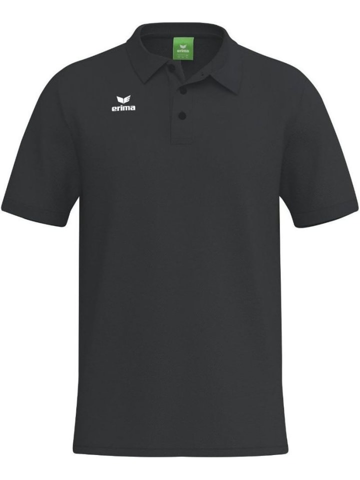 Polo "TS Logo Poloshirt" in Schwarz