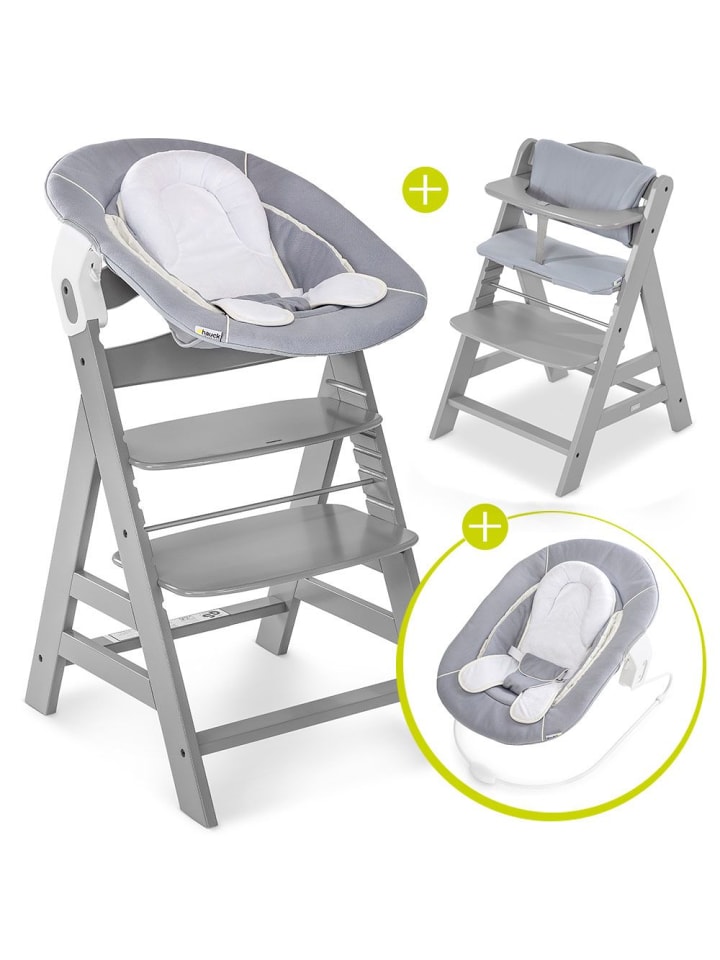 Alpha Plus Grey Newborn Set - 4-tlg. in grau