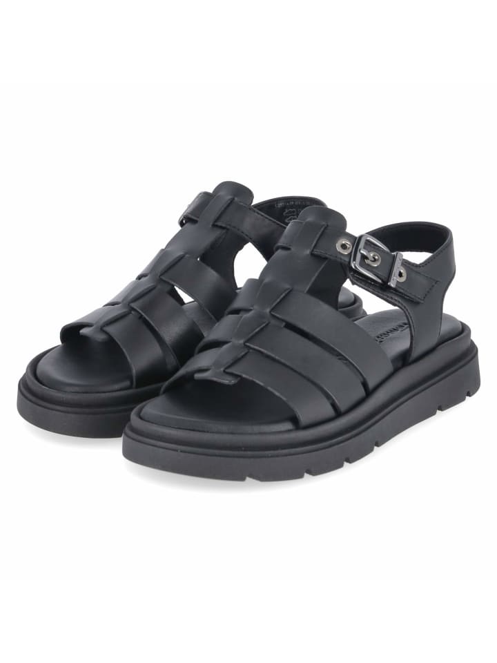 Römersandalen in schwarz