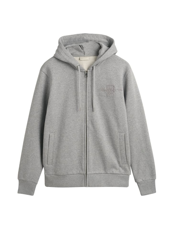 Sweatjacke in Grau