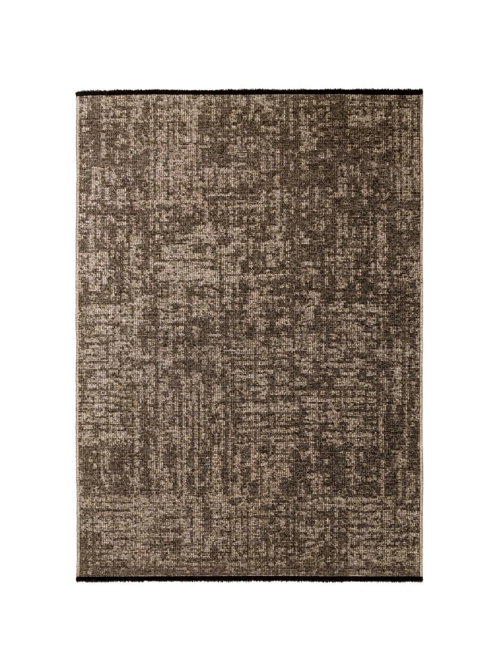 Baumwoll-Chenille Teppich Space 1900 in Beige