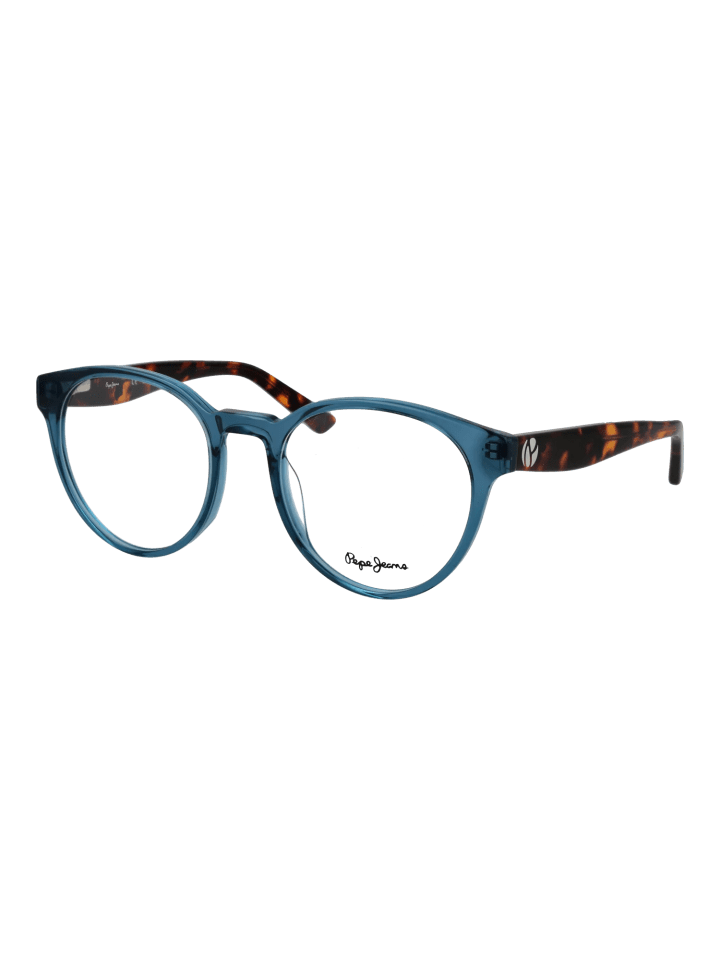 Männer Optische Fassungen Rund Blau