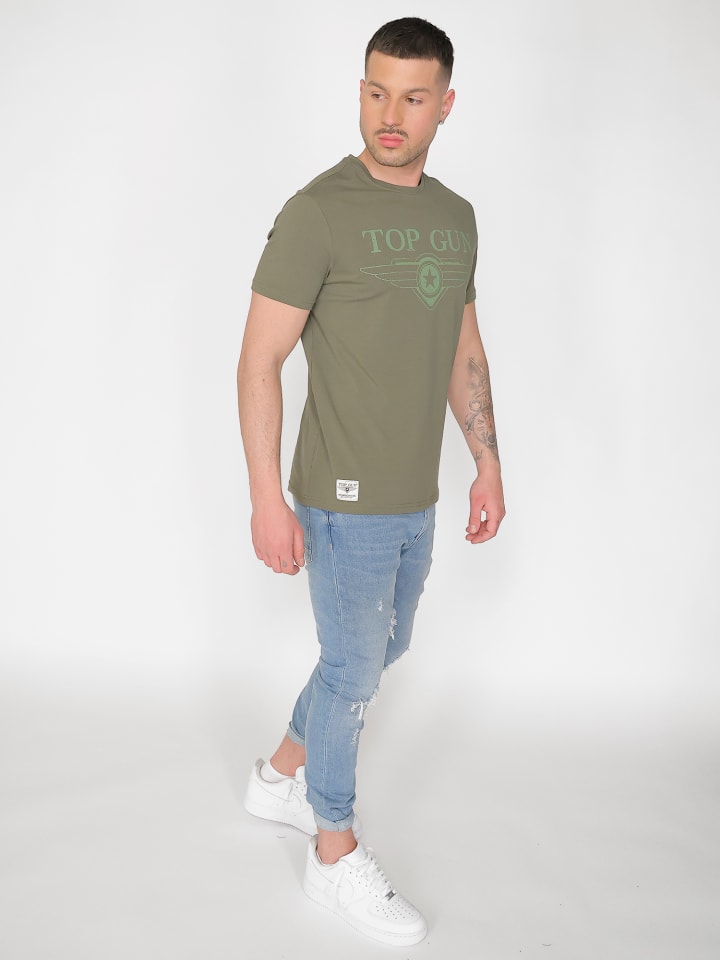 TOP GUN T-Shirt olive limango | kaufen TG20213038 in günstig