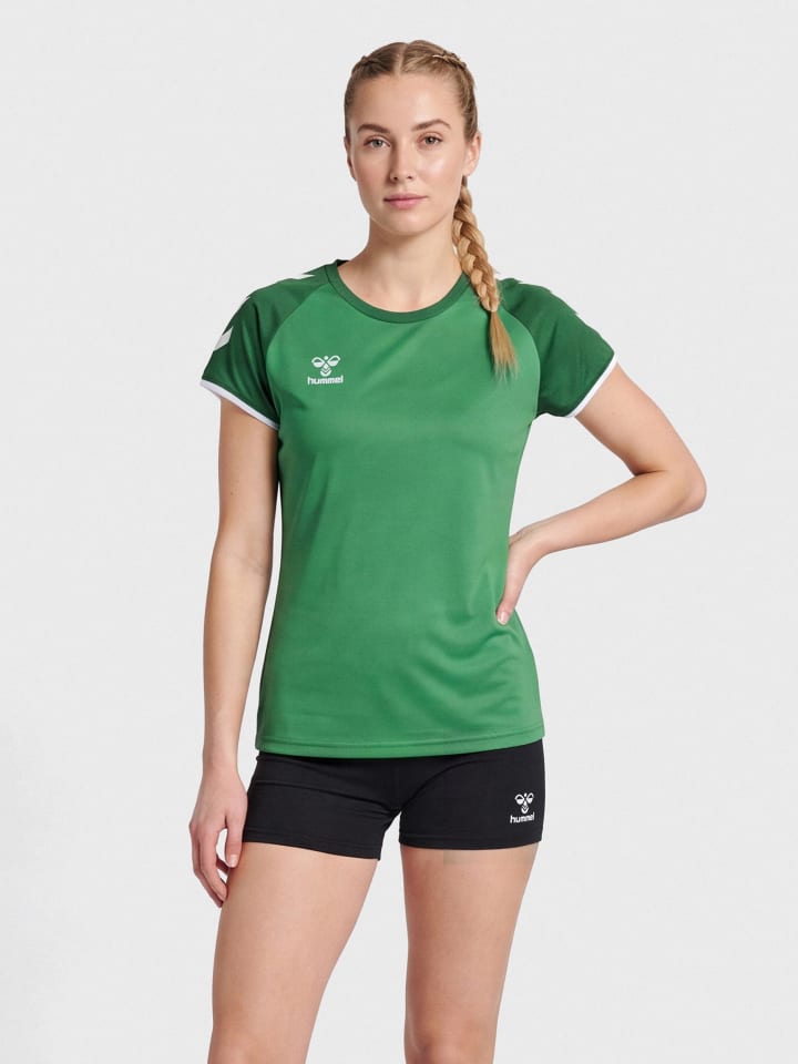 T-Shirt Raglanärmel Hmlcore Damen in JELLY BEAN
