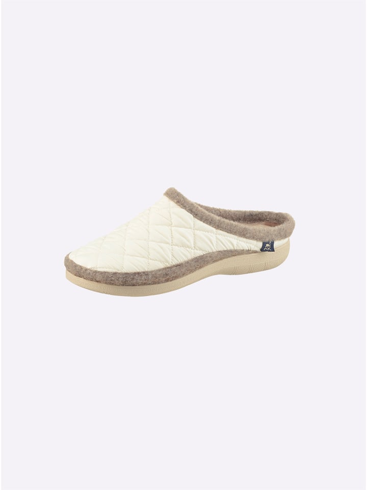 Pantoffel in beige