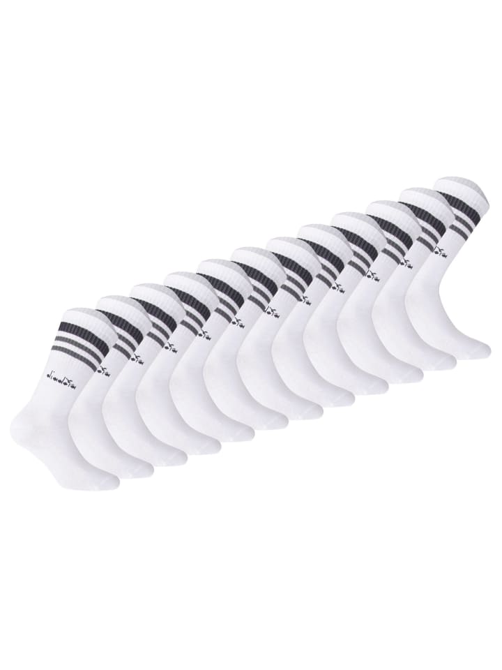 Socken 12er Pack in Weiß