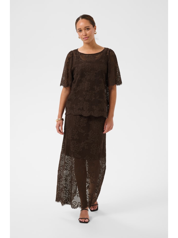 Bluse kurzarm KAcornelia Regular fit in Coffee Bean