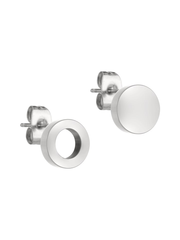 Ohrstecker The Geometric in silber