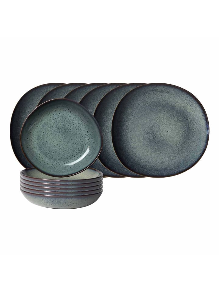 12-tlg. Tafel-Set Lave in Gris