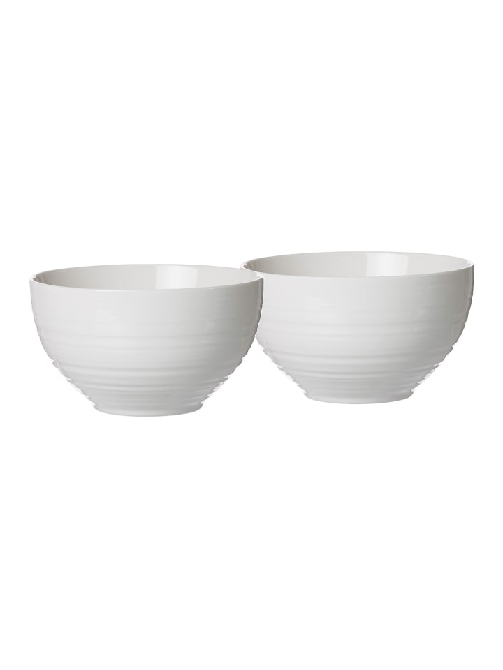 2er Set Müslischalen Suomi in Beige ø 14 cm