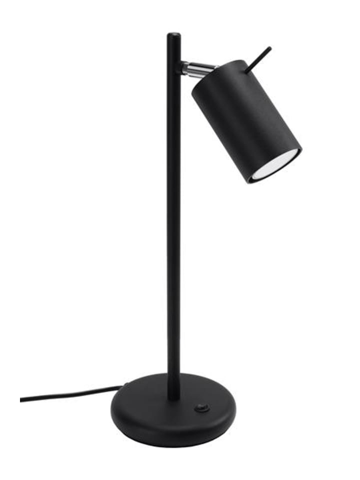 Tischlampe ETNA in Schwarz stahl (L)14,5cm (B)19,5cm (H)43cm