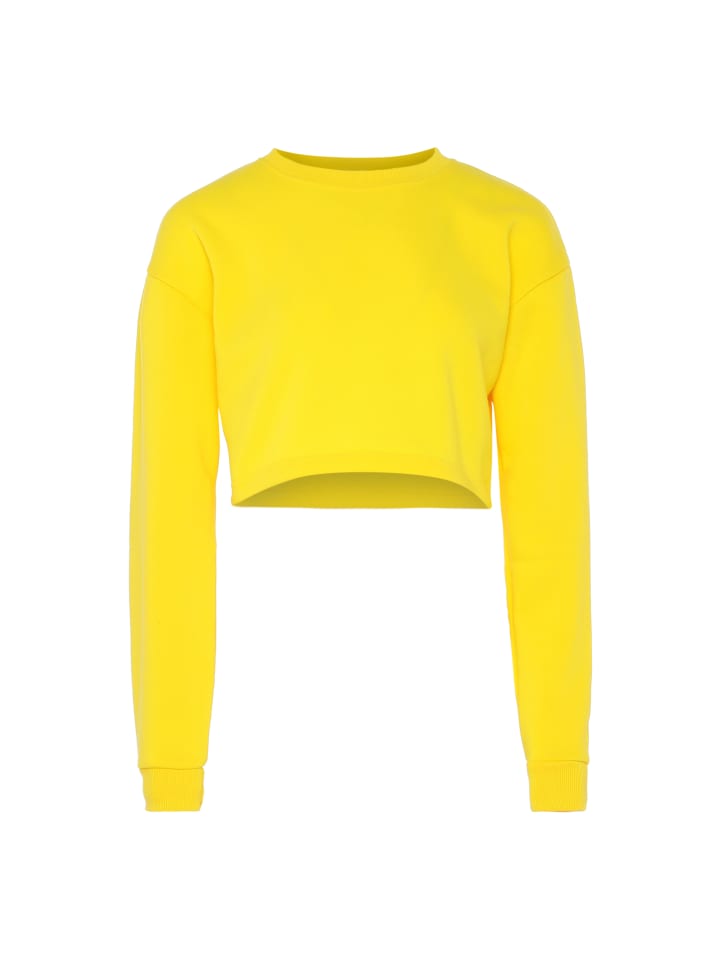 Damen Sweatshirt in Gelb