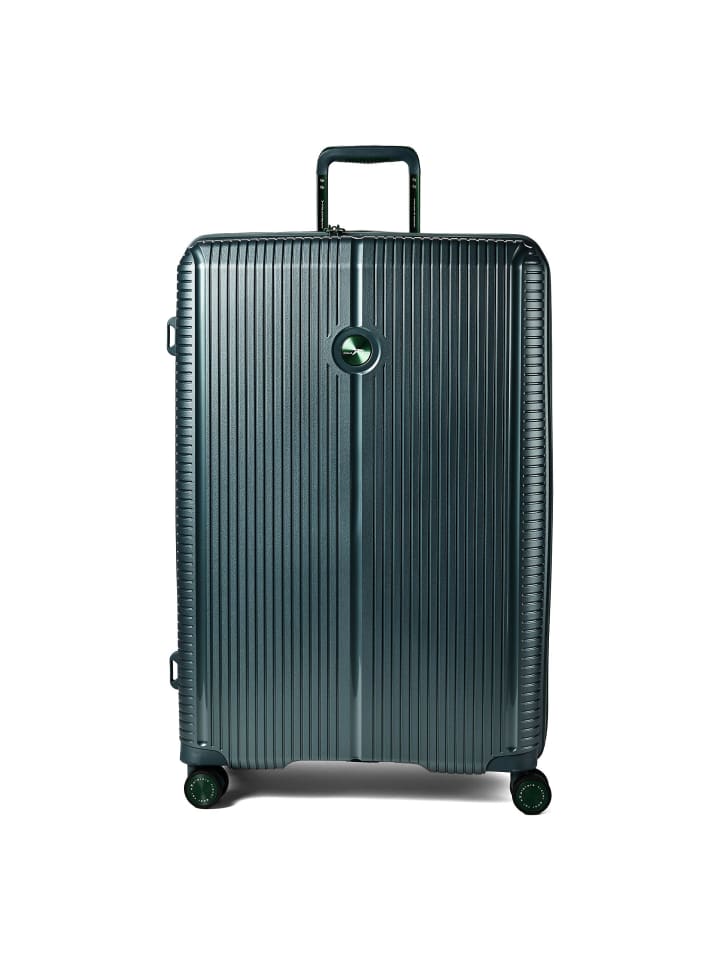 Paris 4 Rollen Trolley 78 cm green metallic