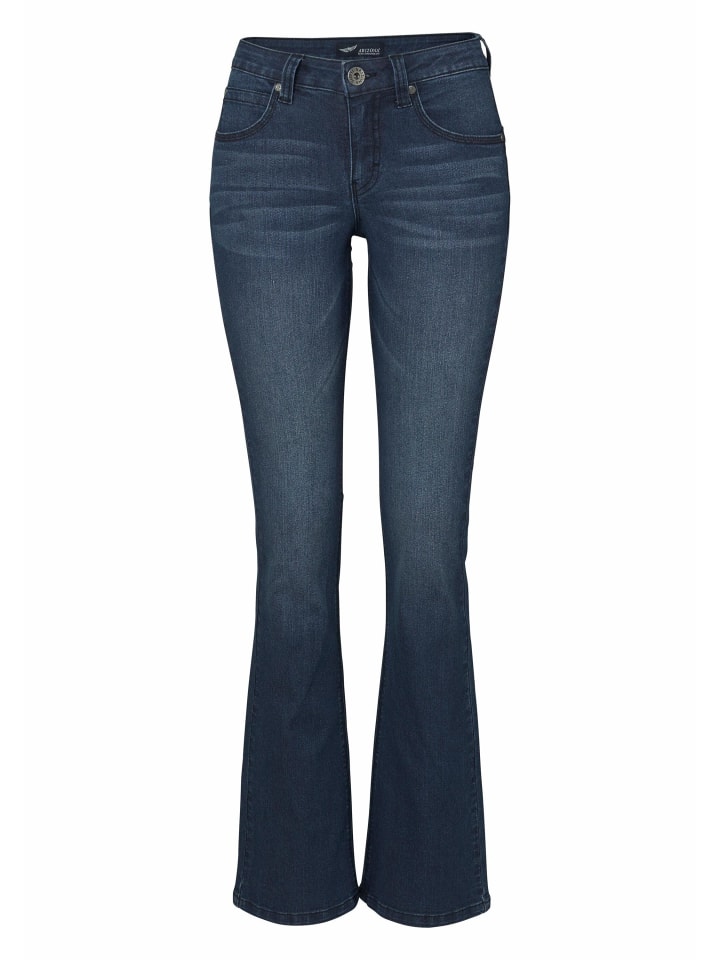 Bootcut-Jeans in dark blue