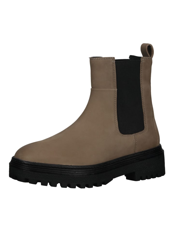 Stiefelette Taupe