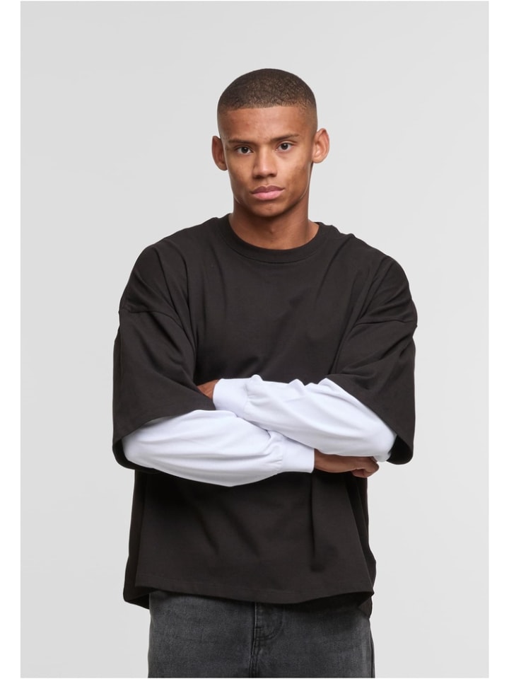 Longsleeve "DEF Double Longsleeves" in Schwarz