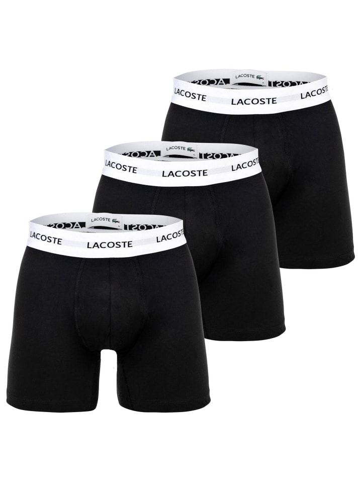 Boxershort 3er Pack in Schwarz