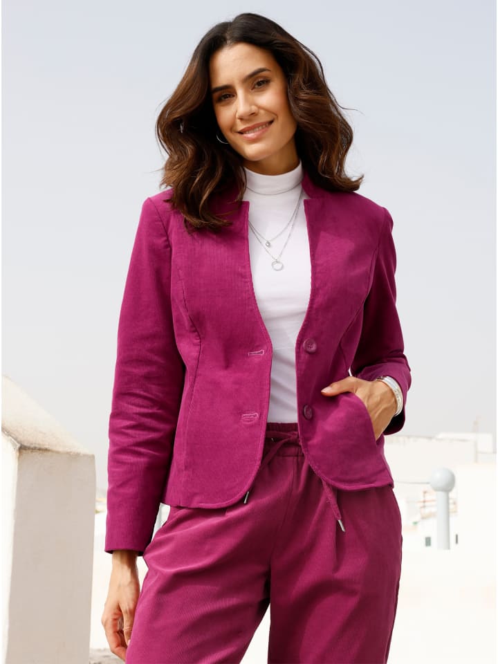 Cord-Blazer in malve