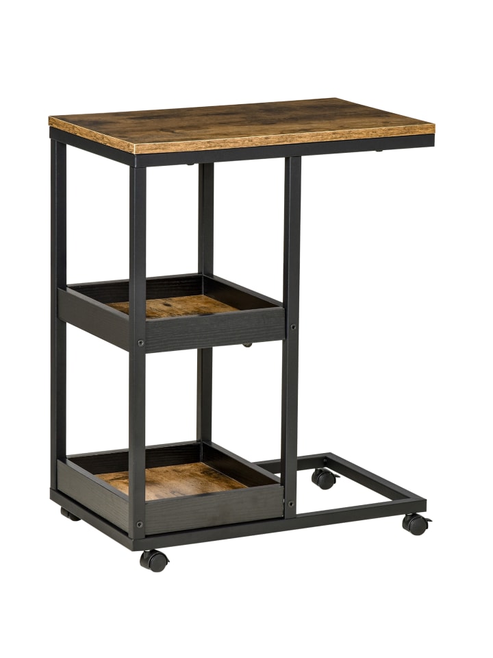 Beistelltisch in Braun 51L x 33B x 66H cm
