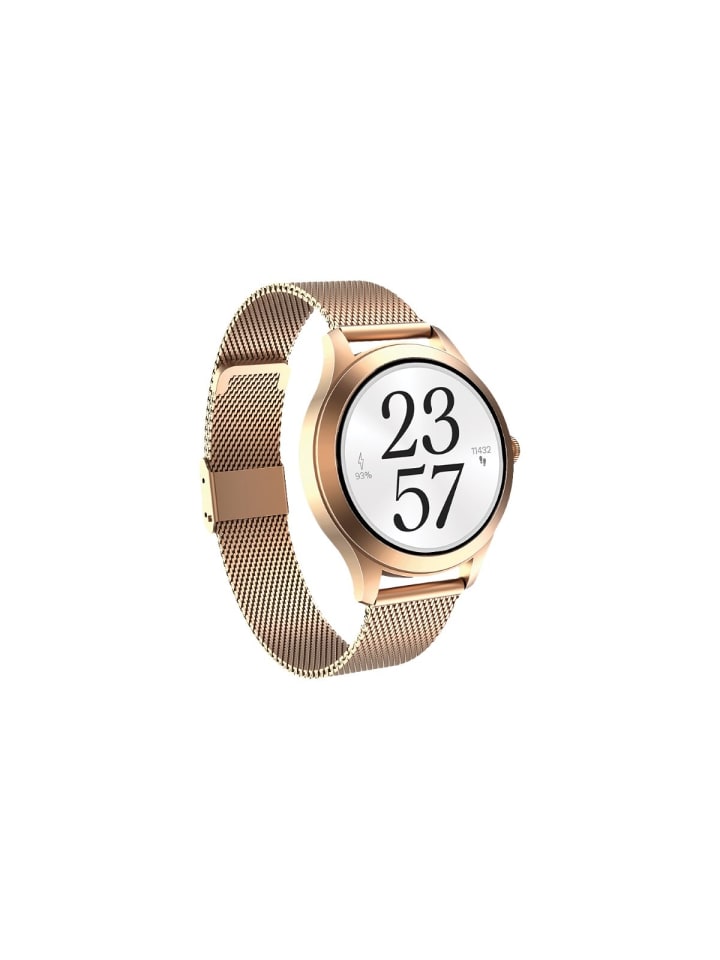 Smartwatch FW44 Gold 1,28 Zoll TFT-Display in Gold