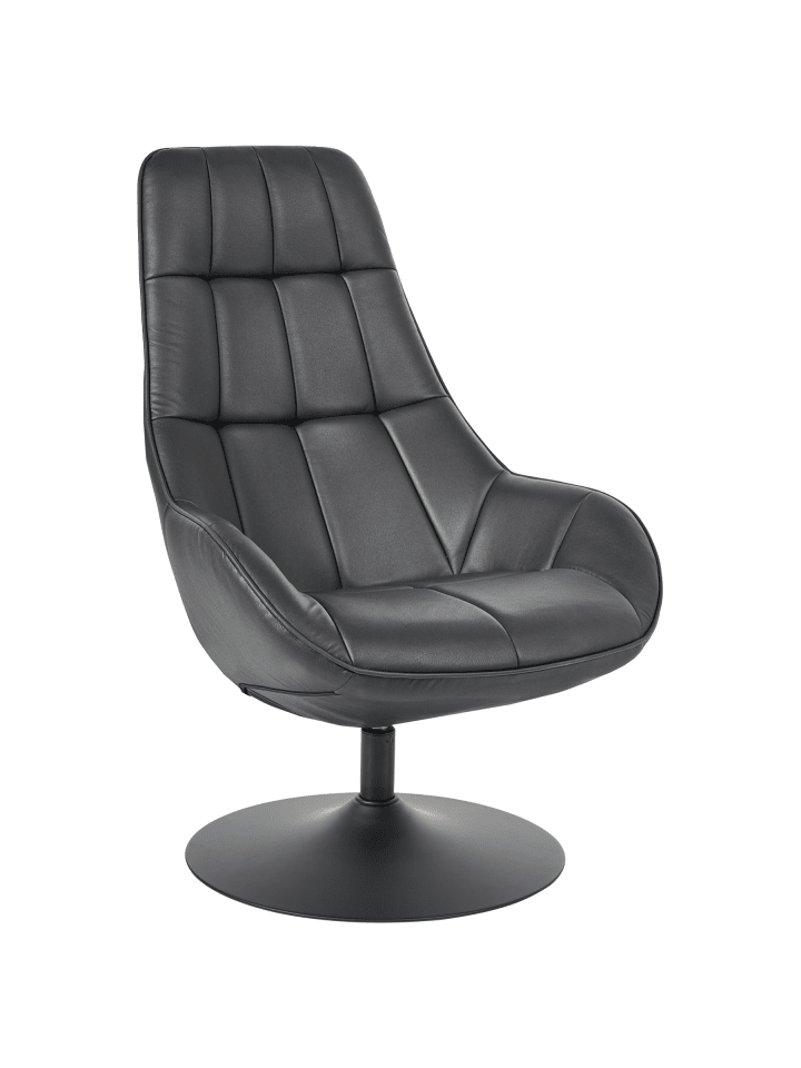 Sessel MARSTRAND in Schwarz - (W) 65 x (H) 99 x (L) 82 cm