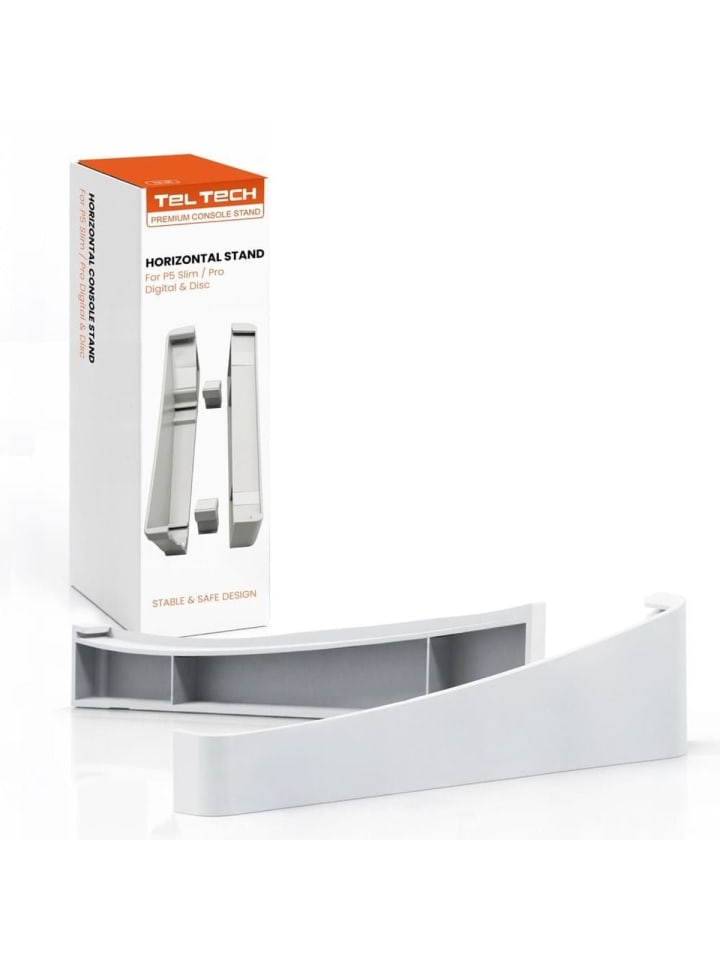 Teltech Ständer, Basis PS5 PRO / PS5 SLIM grau TS-01