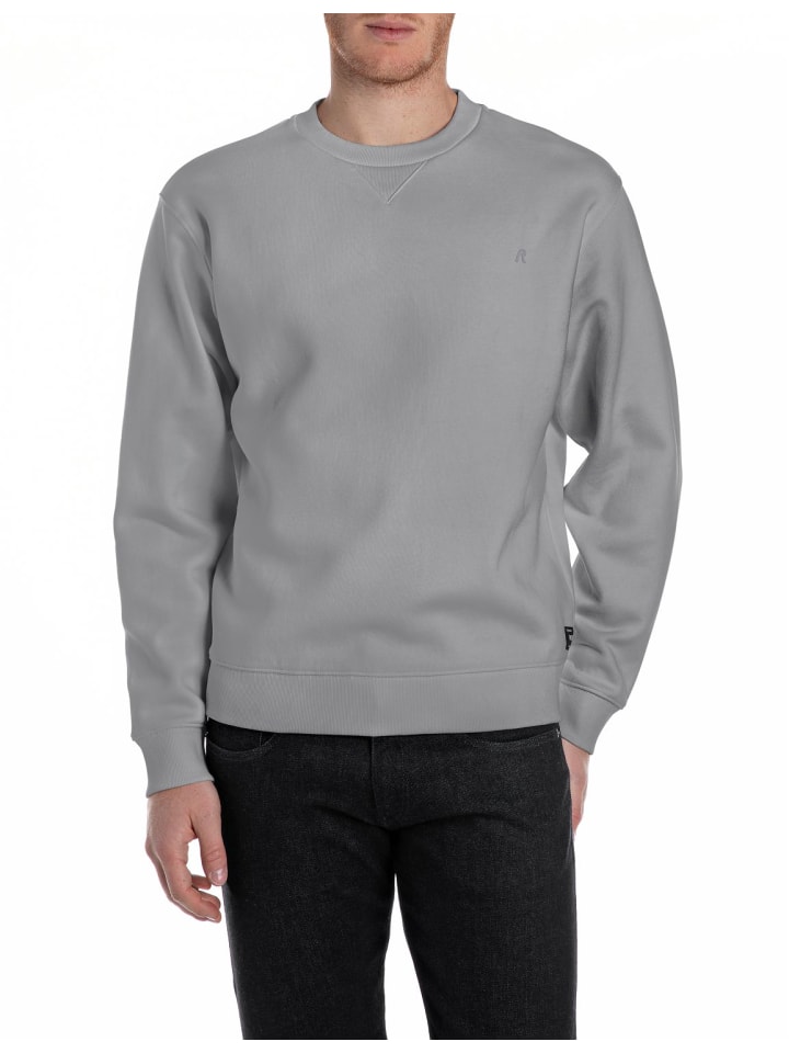 Sweatshirt BRUSHED FLEECE in Grau