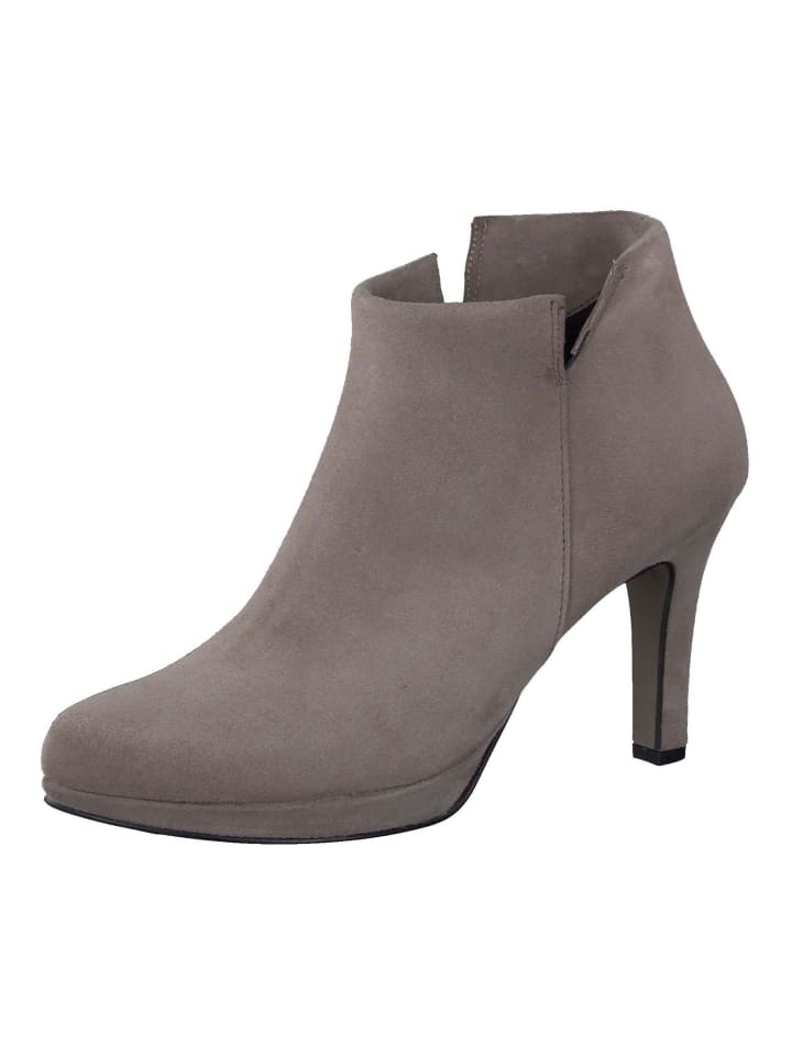 Stiefelette Hellgrau