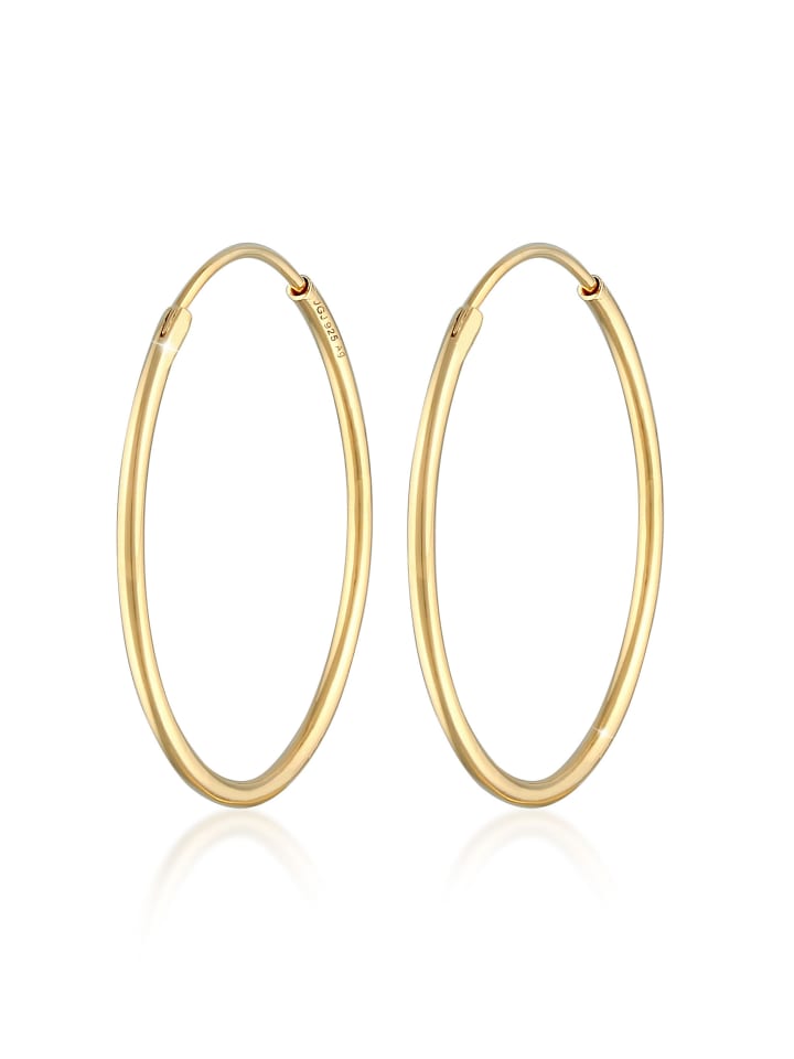 Ohrringe 925 Sterling Silber in Gold
