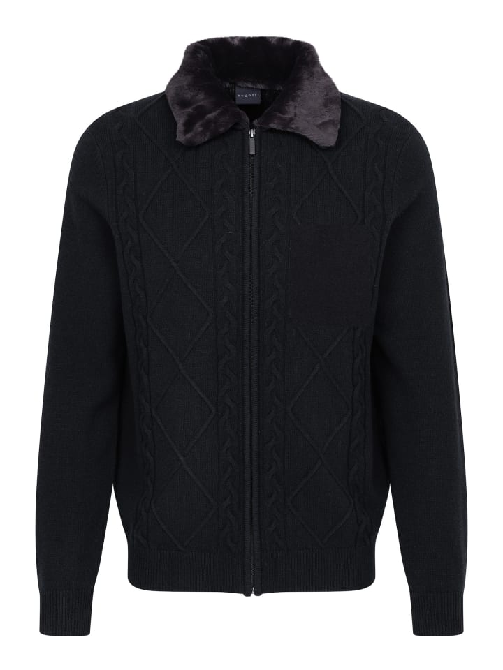 Strickjacke in marine