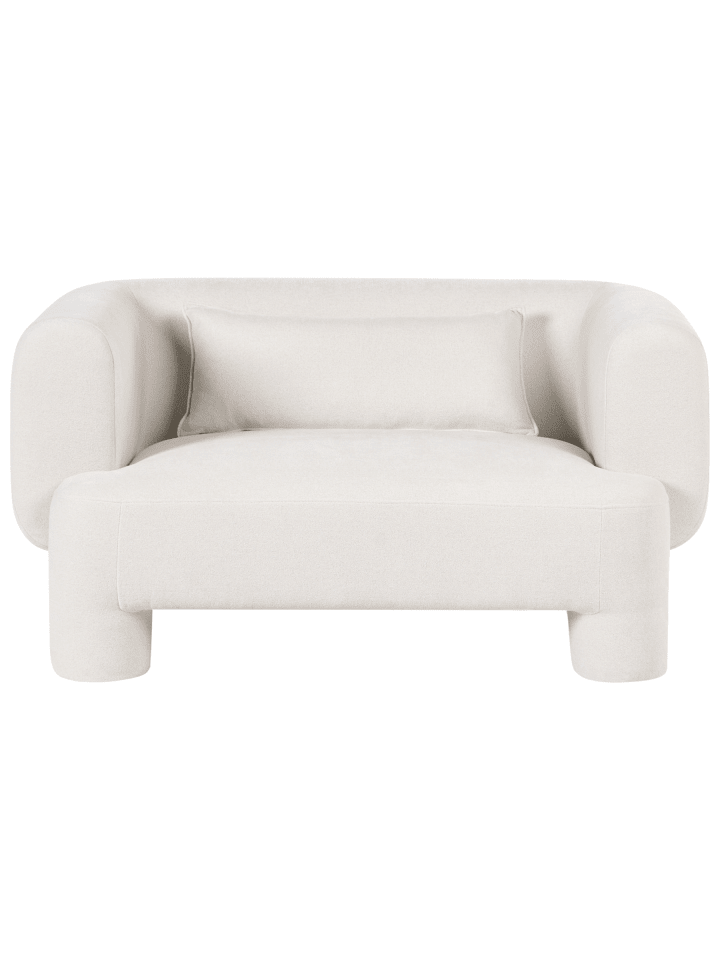 2-Sitzer Sofa HOGBO in Weiß - (W) 145 x (H) 73 x (L) 93 cm