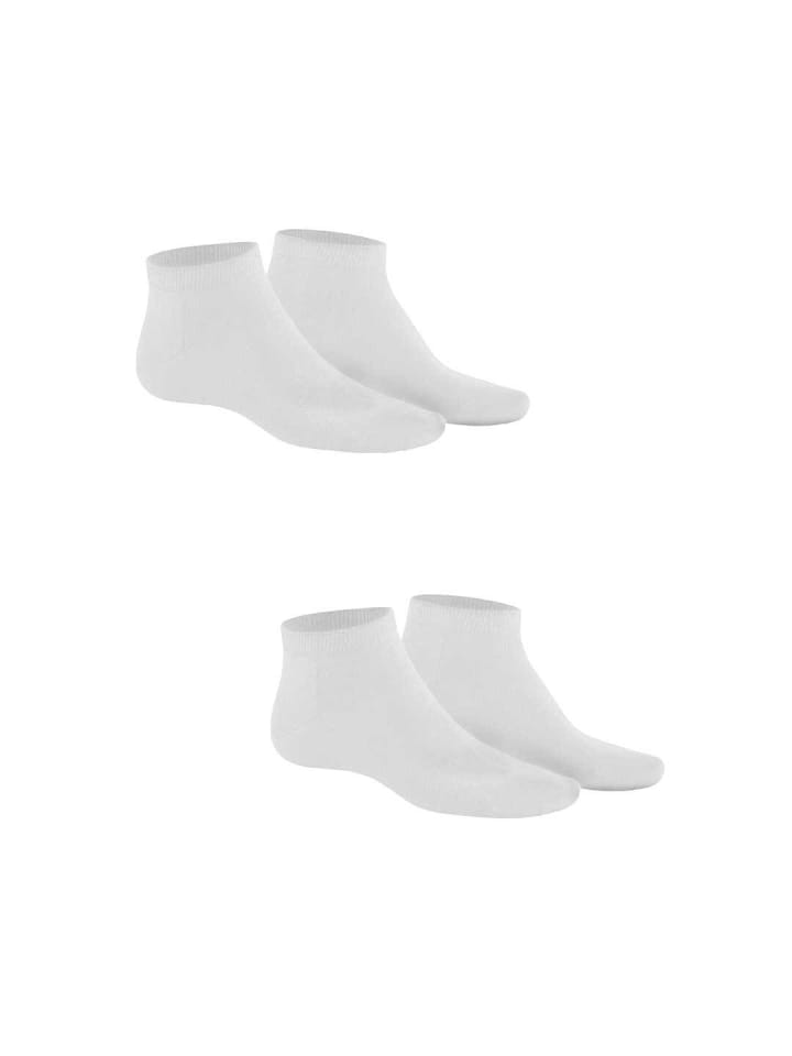 Sneakersocken Only 2-Pack hautfreundlich in White