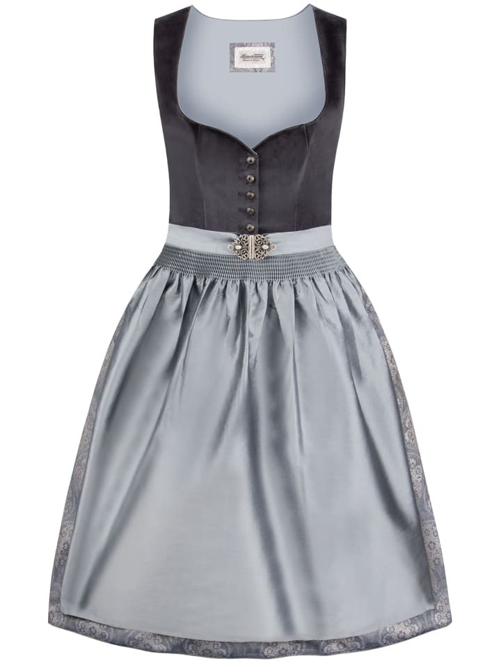 Stockerpoint Dirndl Indira in graphit