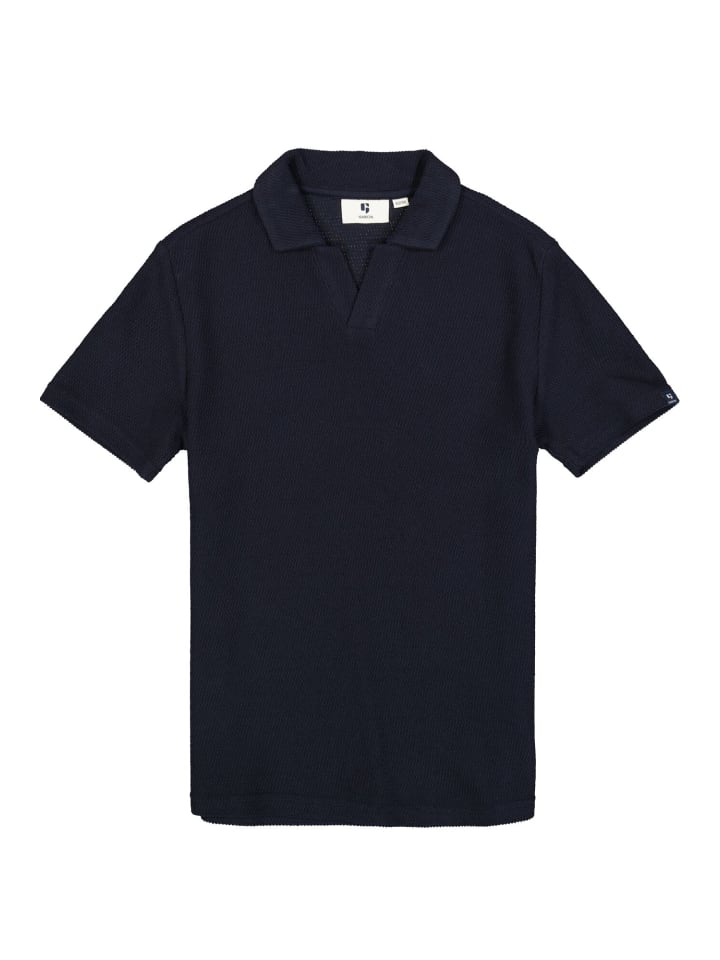 Poloshirt Kurzarm aus Strukturmaterial in ticture