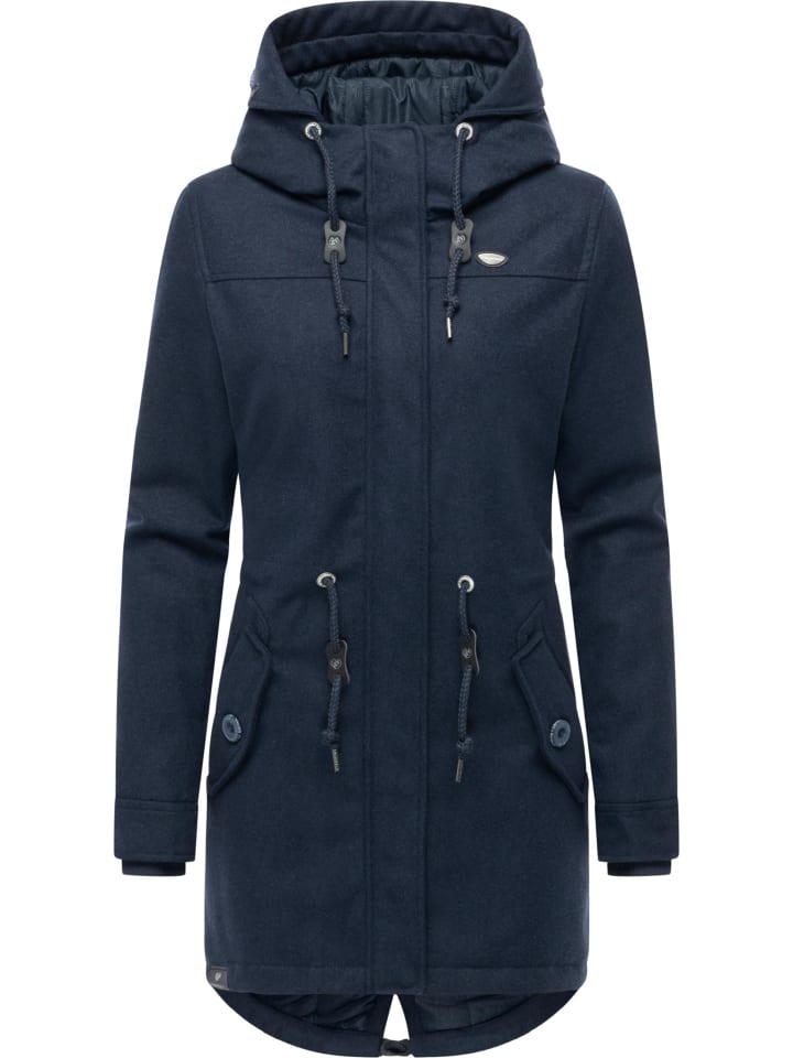 Wintermantel Ellba Coat A YOUMODO in Navy
