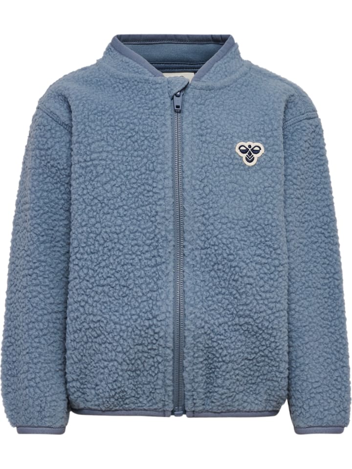 Reißverschluss Fleece-Jacke Hmlmini Kinder in FLINT STONE