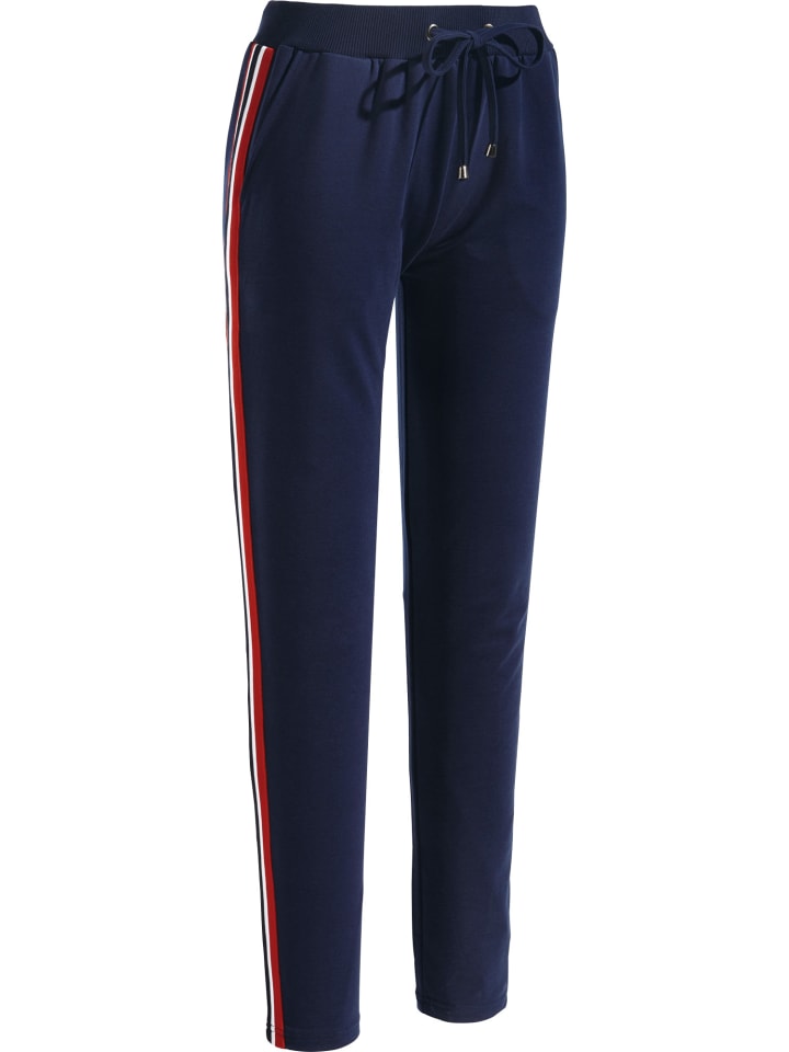 Sweat Freizeithose, lang in marine