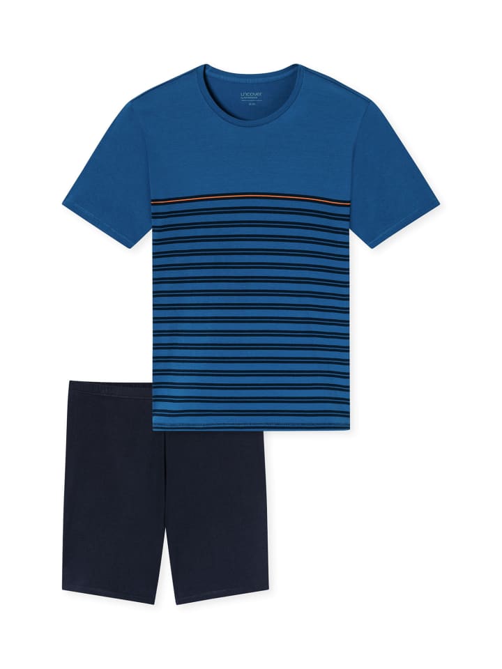 Schlafanzug Nightwear - kurz in Blau