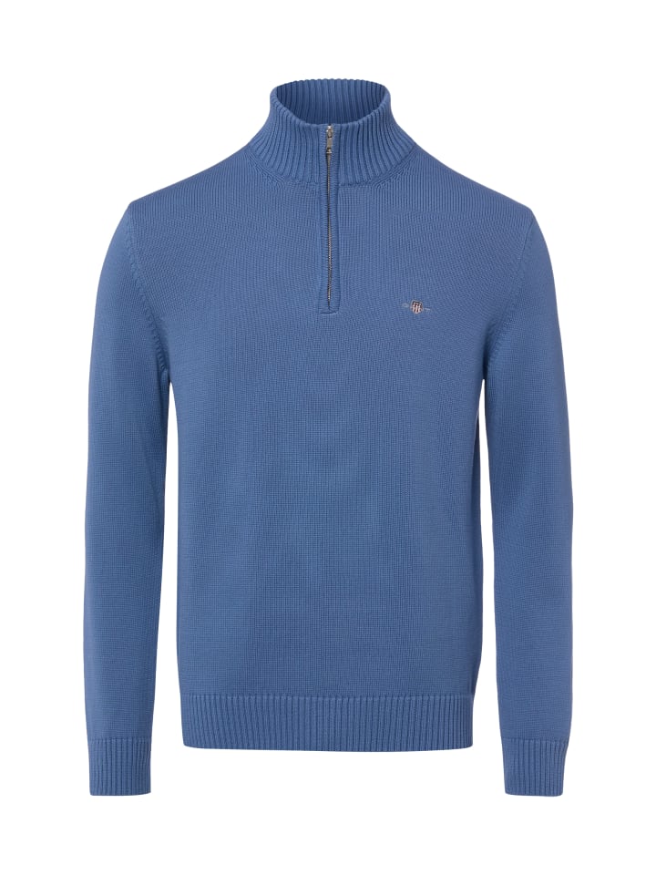 Strick-Troyer in blau - 0005