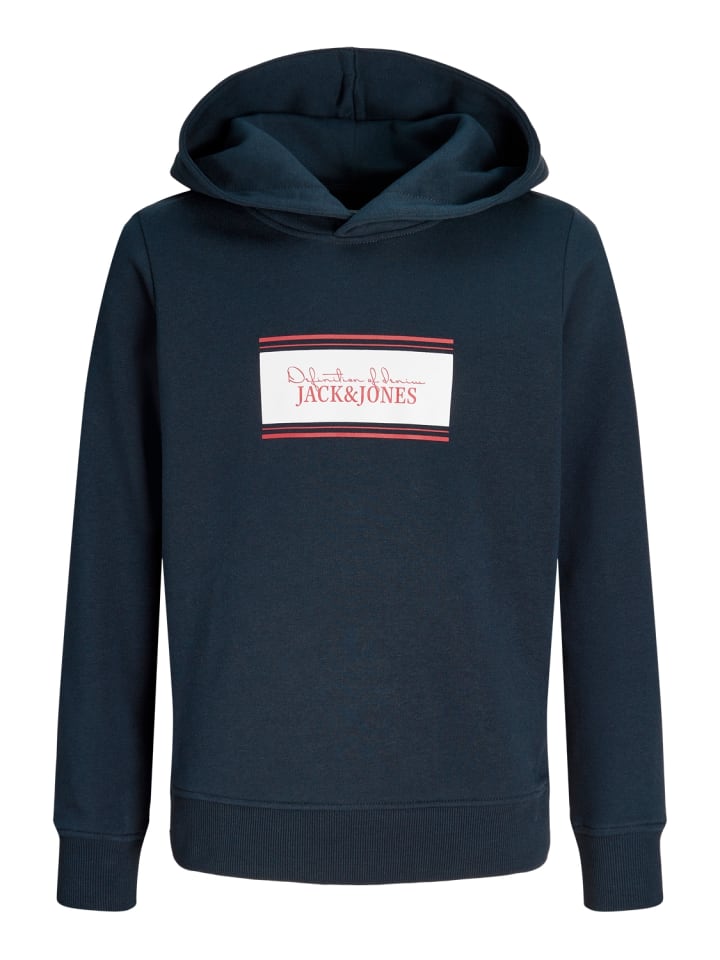 Hoodie Kapuzenpullover Jjbuster in navy blazer