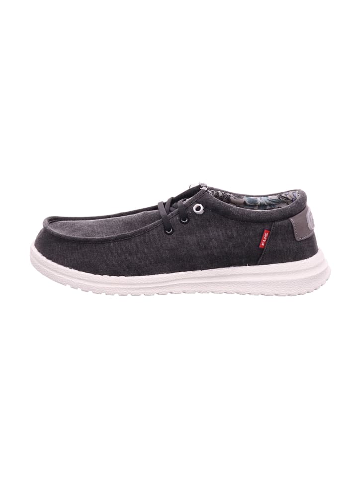 Mokassin Schnürschuhe in Grau