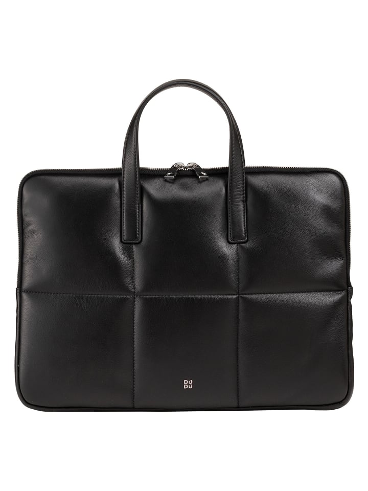 Togean Laptoptasche Leder 36 cm black