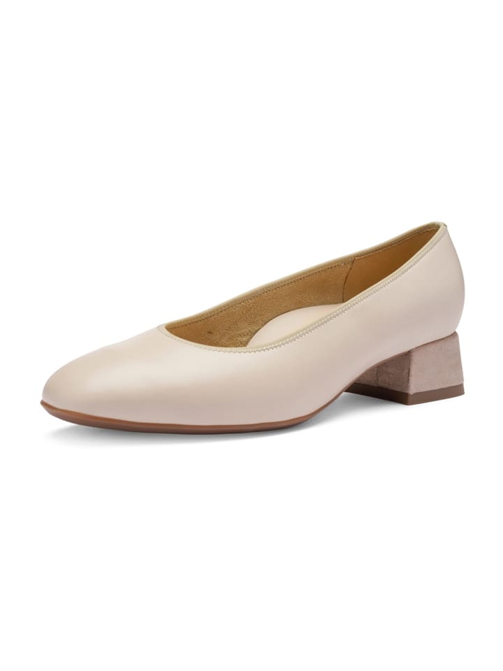 Flache Pumps in Beige