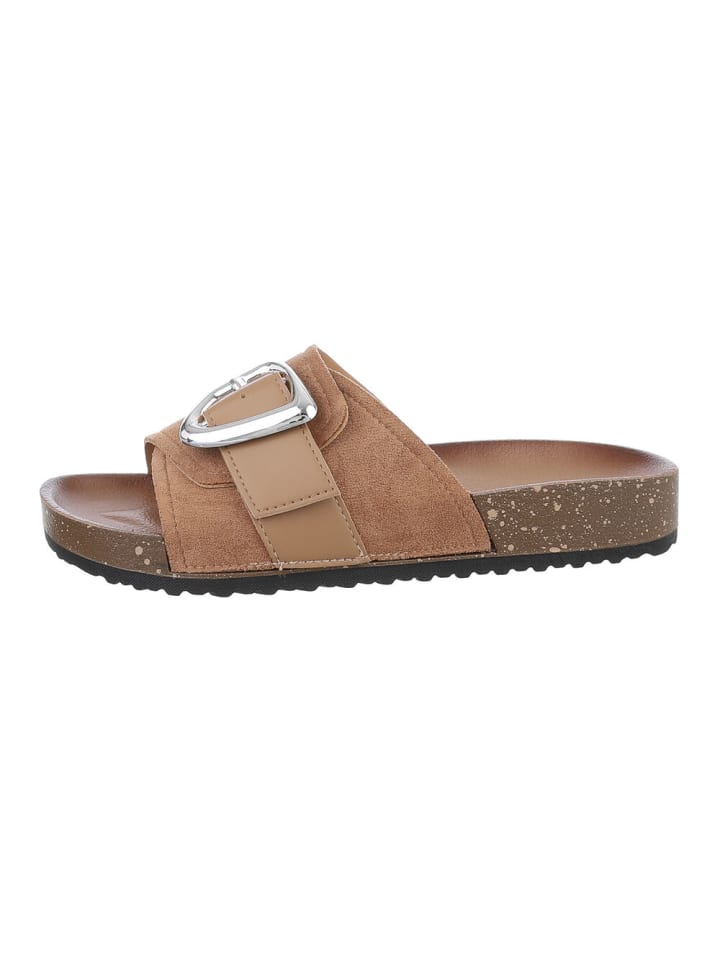 Sandale & Sandalette in Hellbraun