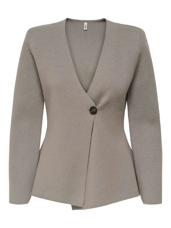 Strickjacke in Moon Rock